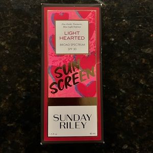 New Sunday Riley Light Hearted Suncreen Skin Care New In Box